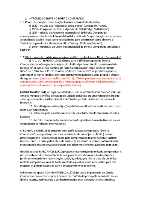 Introdua A O Ao Direito Comparado Portuguese Edit 7