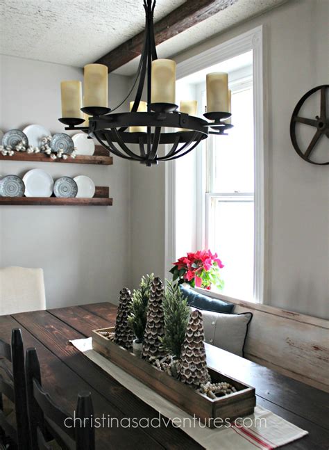 Farmhouse kitchen chandelier - Christina Maria Blog