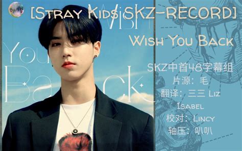 210423SKZ中首48字幕组 Stray Kids SKZ RECORD HAN Wish You Back 中字 哔哩哔哩