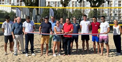 Caluire et Cuire Le nouveau terrain de beach volley a été inauguré