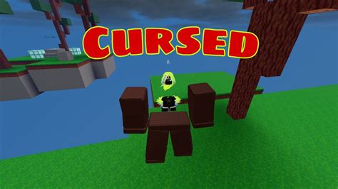 The Most Cursed Thing In Roblox Bedwars Youtube