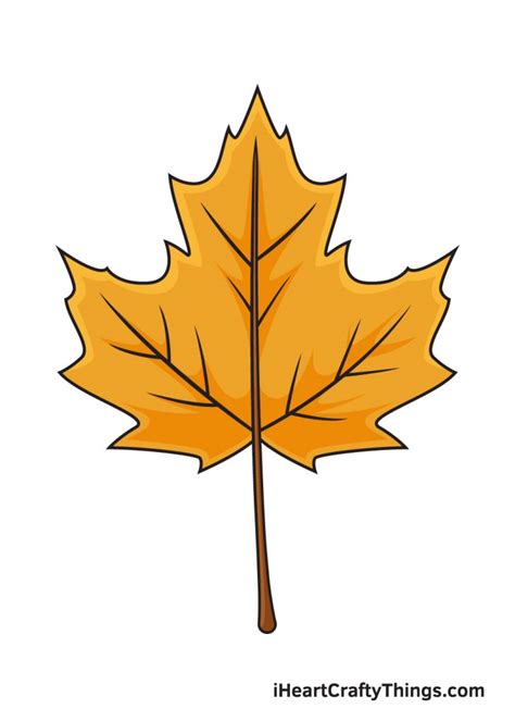 Fall Leaves Drawing - How To Draw Fall Leaves Step By Step