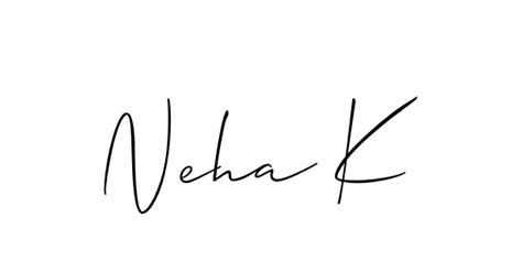 97 Neha K Name Signature Style Ideas Wonderful Autograph