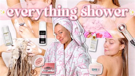 My Everything Shower Routine🚿🫧💖 Shaving Haircare Skincare Hygiene