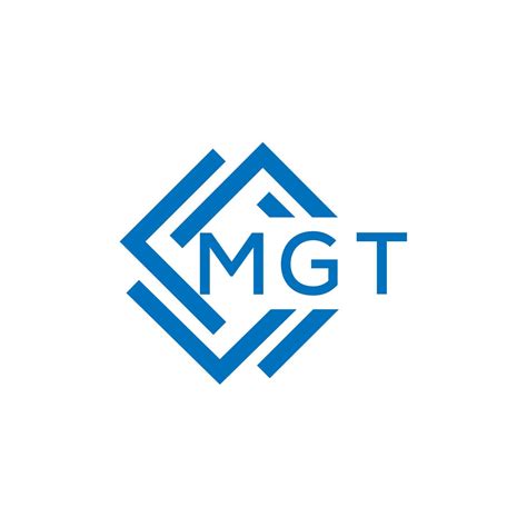 Mgt Letter Logo Design On White Background Mgt Creative Circle Letter