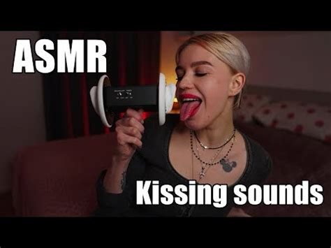 ASMR 3Dio Kissing Sounds Ear Whispering Breathing Monna