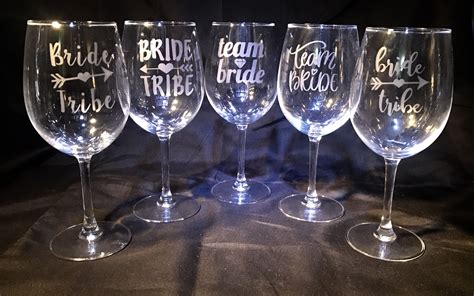 Custom Bridesmaids Glasses Etsy Bridesmaid Glasses Wedding Glasses Champaign Glasses