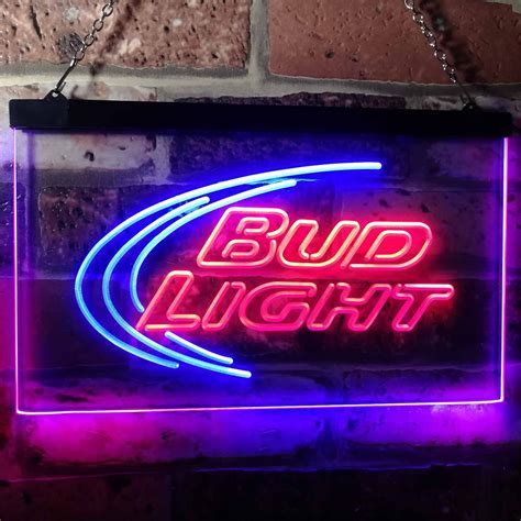 Bud Light Logo 1 Led Neon Sign Neon Sign Led Sign Shop Whats Your Sign