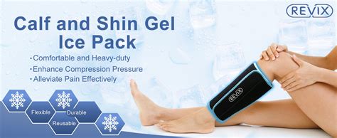 Amazon REVIX Shin Splint Ice Pack Reusable Cold Compress Leg Ice