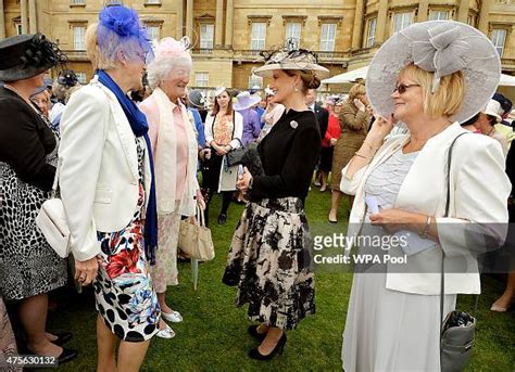 Duchess Of Cornwall Attends Garden Party For Women& Photos and Premium ...