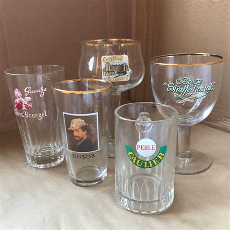 Vintage Beer Glasses Etsy