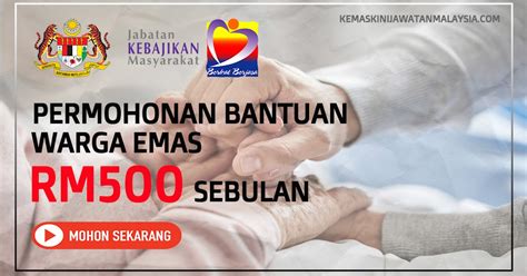 Permohonan Bantuan Warga Emas Rm Sebulan