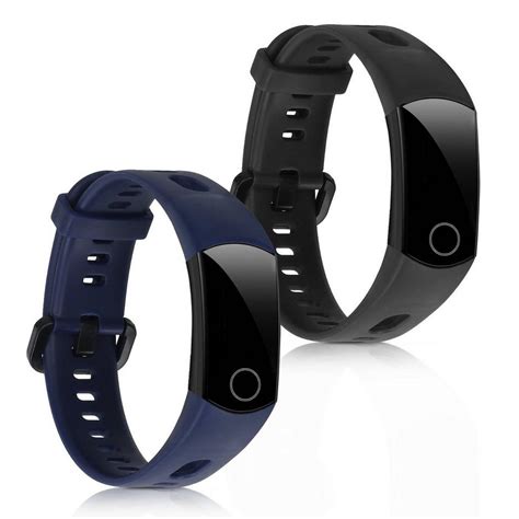 Kwmobile Uhrenarmband 2x Sportarmband Kompatibel Mit Honor Band 5i Armband Tpu Silikon Set