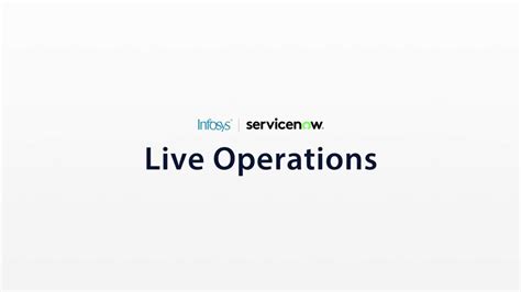 Infosys Live Operations