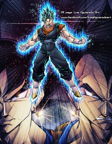 VEGITO SUPER SAIYAN GOD colored by marvelmania on DeviantArt