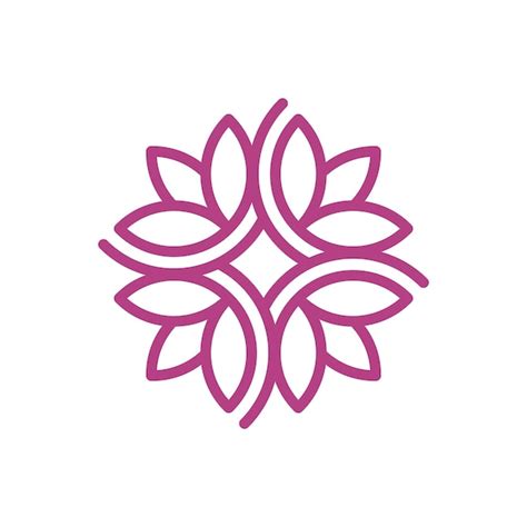 Premium Vector Logo For Yoga Studio Mandala Vector Illustration