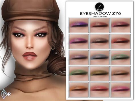 Sims 4 EYESHADOW Z76 By ZENX At TSR The Sims Book