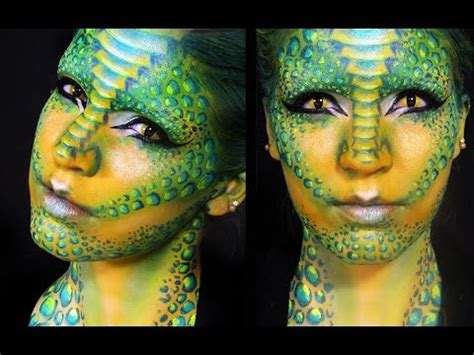 Lizard Reptilian Makeup Tutorial Youtube