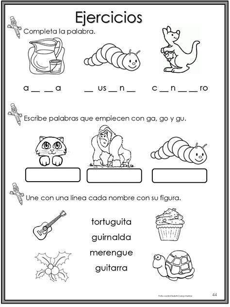 50 Ejercicios De Lecto Escritura Para Preescolar Y Primaria 023 Imagenes Educativas