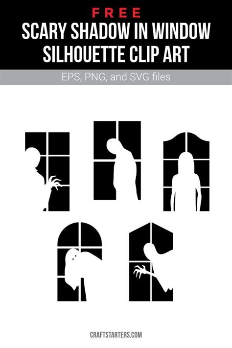 Free Scary Shadow In Window Silhouette Clip Art in 2024 | Silhouette ...