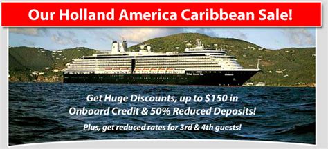 Holland America - Caribbean Cruise Sale