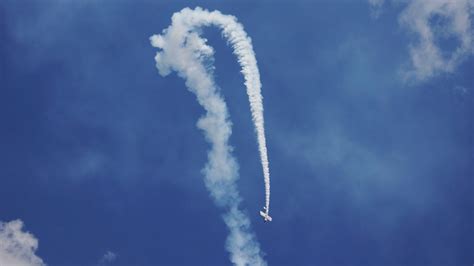 Fond Décran Ciel Avion Bleu Atmosphère Cascades Spectacles