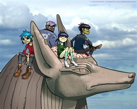 Gorillaz 2d And Noodle Wallpaper