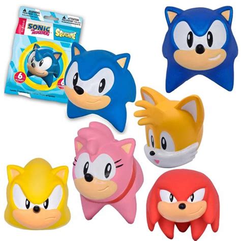 Sonic The Hedgehog Blind Bag Squishme Case Of 16