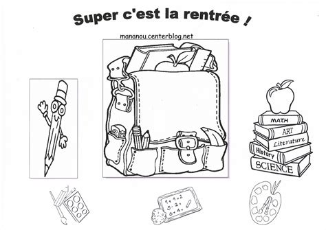 10 Loisirs Coloriage Rentrée Maternelle Pics COLORIAGE