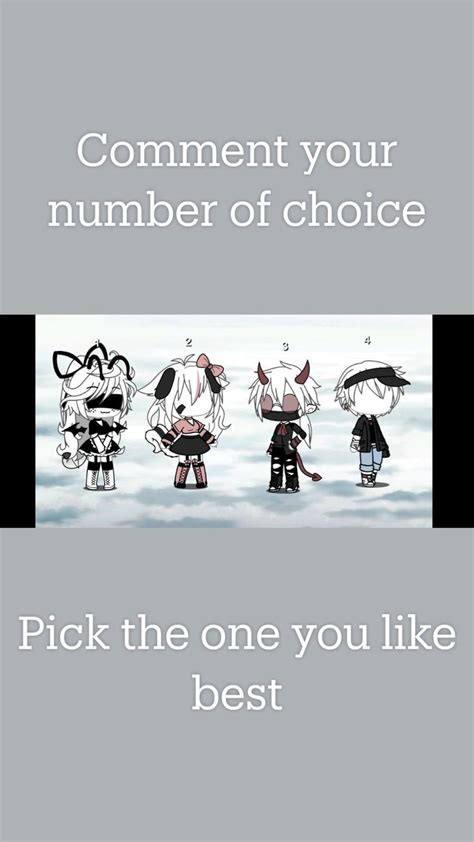 Pick The One You Like Best Comment Your Number Of Choice The One One