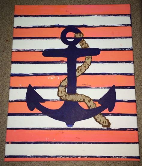 Anchor Wall Art | Anchor wall art, Handmade art, Wall art