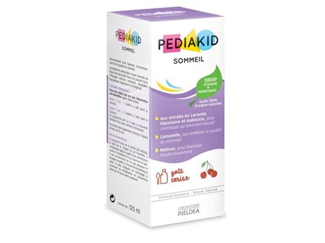 Pédiakid Sommeil Goût Cerise Sirop 125 ml Paraphamadirect