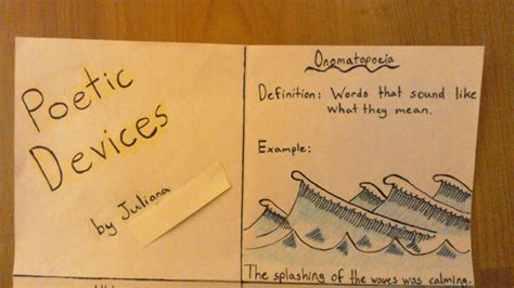 Poetic Devices Project Julianas Blog