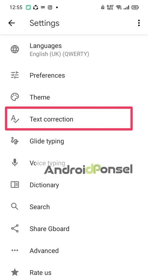 Cara Menonaktifkan Auto Correct Pada HP Android Dengan Mudah