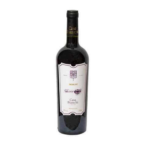 Vinho Fino Tinto Seco Safra 2020 Merlot Casa Bianchi