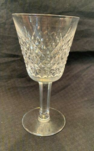 Waterford Claret Crystal Wine Glass Alana Pattern Ebay