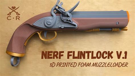 Flintlock Pistol Carbine Nerf Blaster Files Only V2 2 49 Off