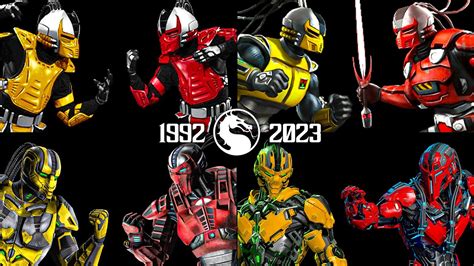 Evolution Of Cyrax Vs Sektor In Every Mortal Kombat Games Mk To Mk