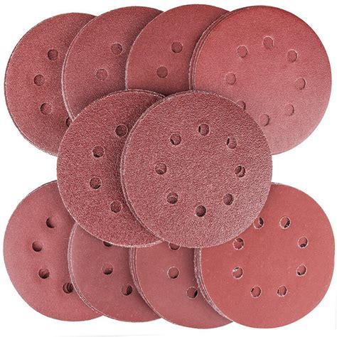 80PCS Sanding Discs Pads 40 60 80 100 120 150 180 240 320 400 Grits 8