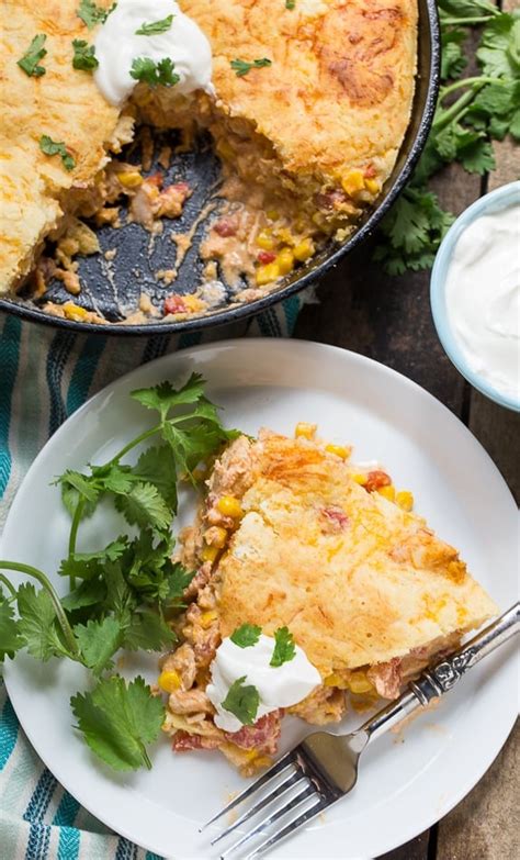 Mexican Chicken Cornbread Casserole Spicy Southern Kitchen