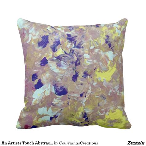 An Artists Touch Abstract Pillow Pillows Decorative Throw Pillows Abstract Pillows