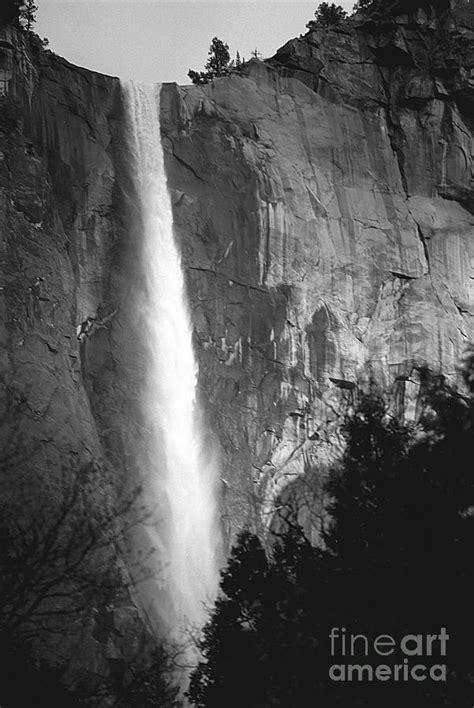 Yosemite One Waterfall CA Photograph By Robert Talbot Fine Art America