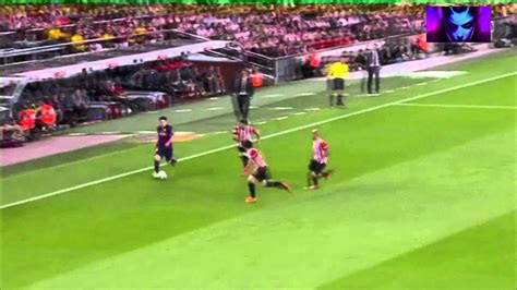 Lionel Messi Amazing Goal Barcelona Vs Athletic Bilbao 3 1 2015