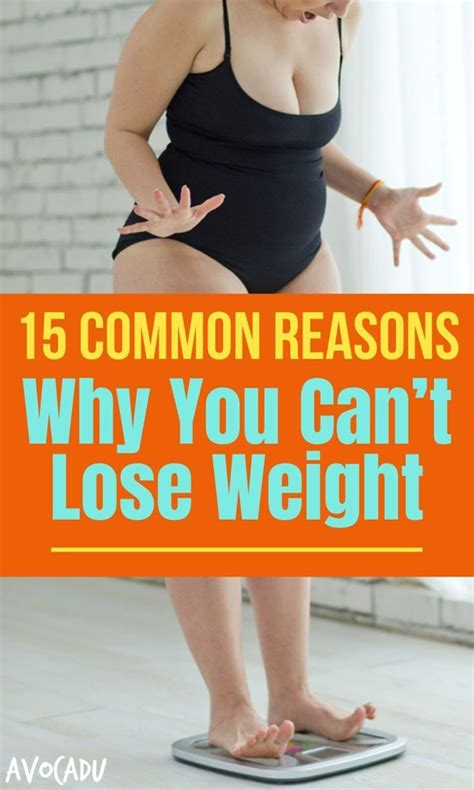 Lose Weight For Everyone Common Reasons Why You Can T Lose Weight