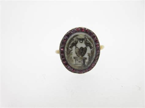 A Georgian Love Token Ring In Cheffins Fine Art