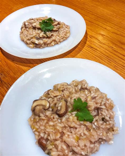 Risoto De Cogumelos Vegano Receiteria