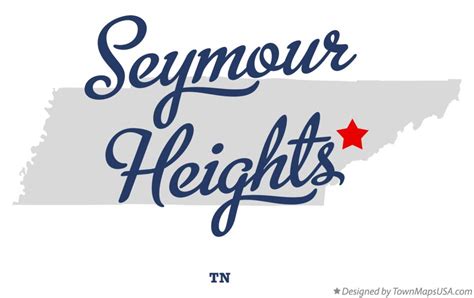 Map of Seymour Heights, TN, Tennessee