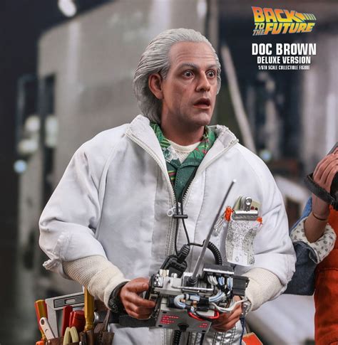 Doc Brown Back To The Future Deluxe Hot Toys Medicom Toy Store