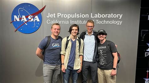 Usu S Gas Student Space Research Team Visits Nasa Jet Propulsion Laboratory