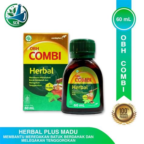 Jual Obh Combi Herbal Plus Madu Ml Meredakan Batuk Berdahak